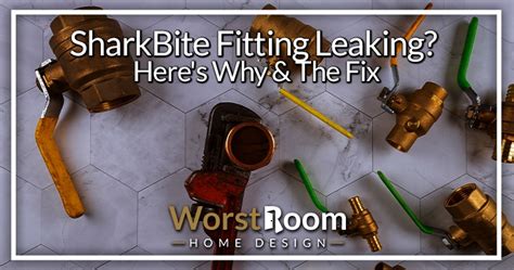 sharkbite leaking|SharkBite Fitting Leaking (Solved)